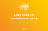 Getting Started with Amazon Machine Learning