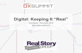 Tony Byrne - Digital: Keeping It "Real"