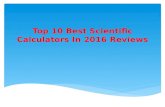 Top 10 best scientific calculators in 2016 reviews