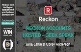 Reckon Conf2015 (NZ) Reckon Accounts Hosted -  Geek speak