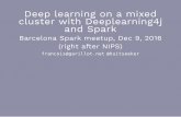 Deep learning on a mixed cluster with deeplearning4j and spark