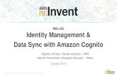 (MBL402) Mobile Identity Management & Data Sync Using Amazon Cognito