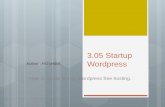 305 startup wordpress free hosting