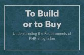 EHR Integration: The Decision to Build or Buy