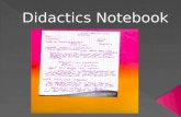 Didactics notebook