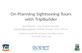 Trip Builder: Plan you city tour with machine learning - DataBeers Tuscany