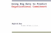 Using big data to predict organizational commitment