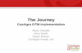 The Journey - ConAgra OTM Implementation