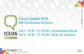 Cloud Update 2016 IBM Collaboration Solutions - Verse (&Toscana) - ICS.UG 2016