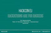 HackconEU: Hackathons are for Hackers