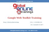 Google Web Toolkit Training | Google Web toolkit online training