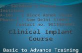 Clinical implant course