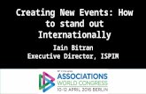 Creating New Events: How to stand out Internationally