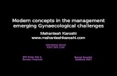 Modern concepts in the management of emerging gynaecological challenges