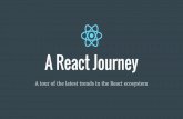 A React Journey