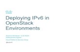 Deploying IPv6 in OpenStack Environments