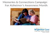 Memories & Connections Campaign for Alzheimer’s Awareness Month