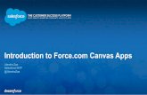 Introduction to Force.com Canvas Apps