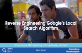 Reverse Engineering Google's Local Search Algorithm By Andrew Shotland & Dan Leibson