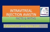 Intravitreal injection avastin facts and myths