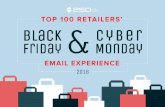 Top 100 Retailers' Black Friday & Cyber Monday Email Experience