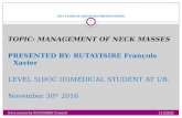 Ent clinical rotation presentation neck masses by xavier