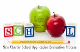New Charter School Application Evaluation Process 2016