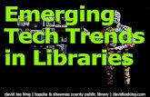 Technology Trends for Libraries - 2016