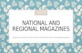 National and regional magazines