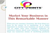 Market your business in this remarkable manner