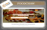 An online food ordering system