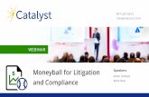 Moneyball for Litigation and Compliance