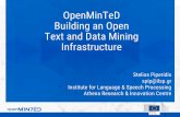 OpenMinteD Project - building a TDM infrastructure
