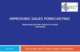 Sales Forecasting - Removing the Pain Points