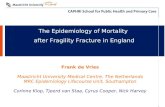 Osteoporosis 2016 | The epidemiology of mortality after fragility fracture in England and Wales: Frank de Vries #osteo2016