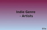 Indie artists