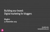 Marketing in a socially connected world   21 november 2015 - mumsnet blogfest
