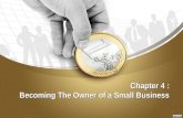 Becoming The Owner Of a Small Business
