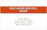 Half adder & full adder