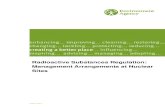 Management arrangements at nuclear sites