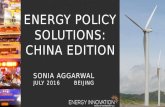Energy Policy Solutions: China Edition