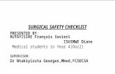 Surgical safety checklist