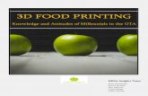 3D Food Printing - Jason Szymanski - Edible Insights Team