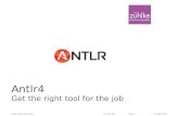Antlr4   get the right tool for the job