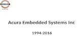 Acura Embedded Systems on Fire/Emergency