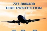 B737-300/400 Fire protection