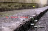 SONG OF THE RAINS