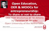 2016-07-06 DIGI-FEM Workshop OE OER MOOCs Stracke