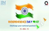 Independence day Quiz 2015