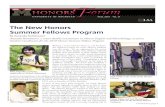 The Honors Summer Fellows Program